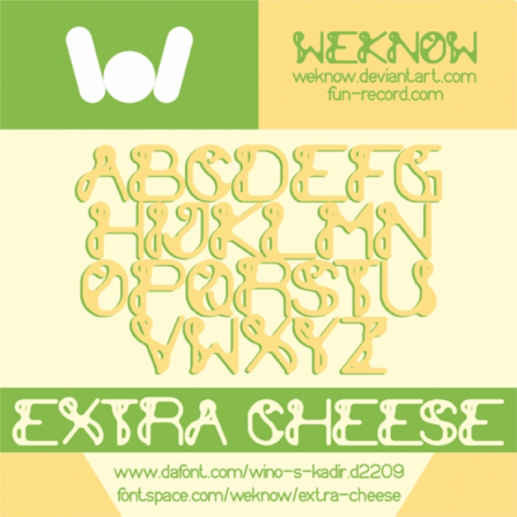Extra cheese Font Download