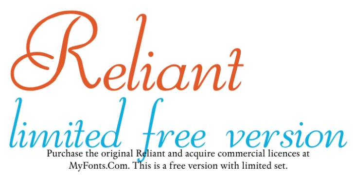 Reliant Limited Font Download