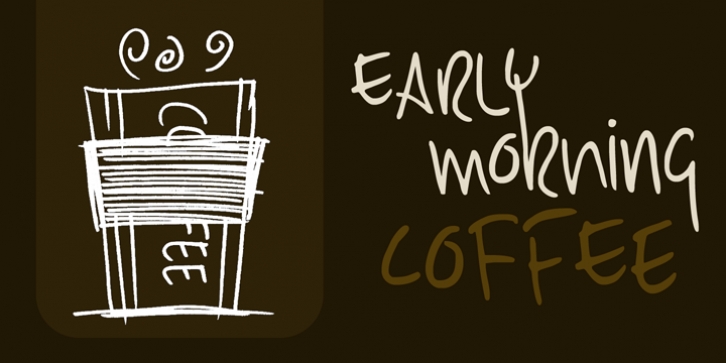 DK Early Morning Coffee Font Download
