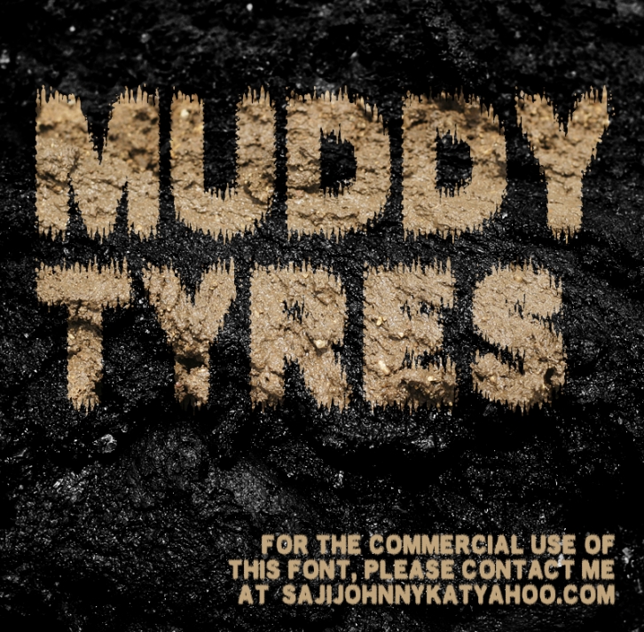 MUDDY TYRES Font Download