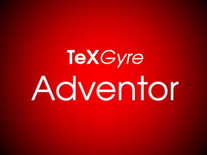 TeXGyreAdventor Font Download