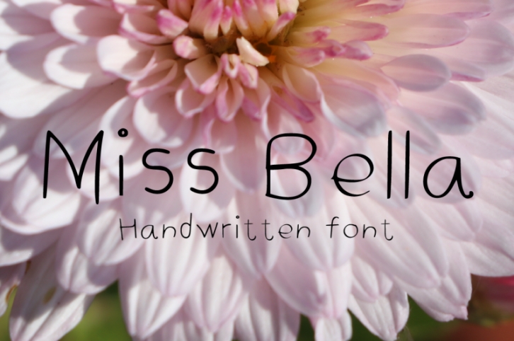 Miss Bella Handwritten font 2018 Font Download