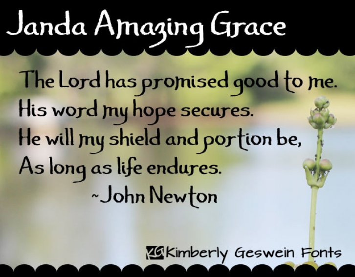 Janda Amazing Grace Font Download