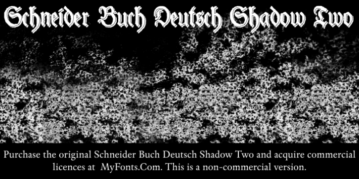 Schneider Buch Deutsch Shadow T Font Download