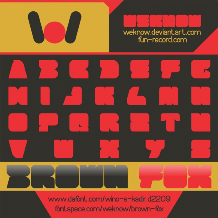 BROWN FOX Font Download