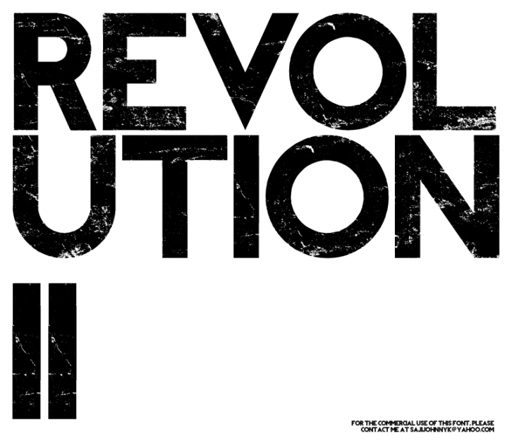 REVOLUTION II Font Download