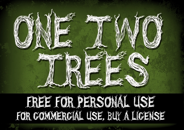 CF One Two Trees Font Download