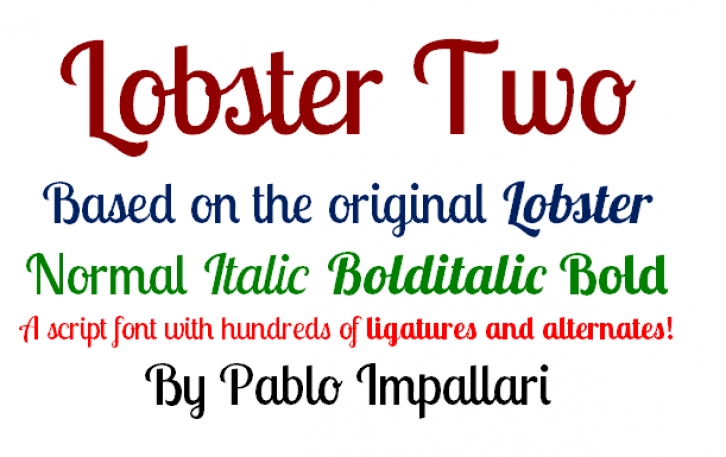 Lobster Tw Font Download