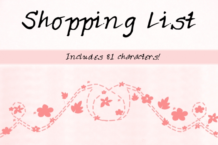 ShoppingLis Font Download