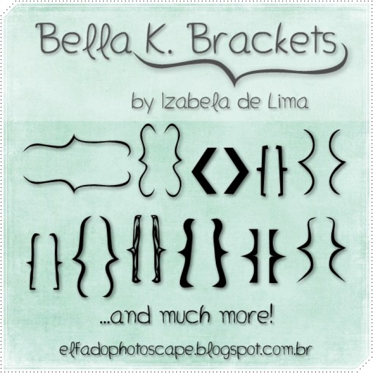 Bella K. Brackets Font Download