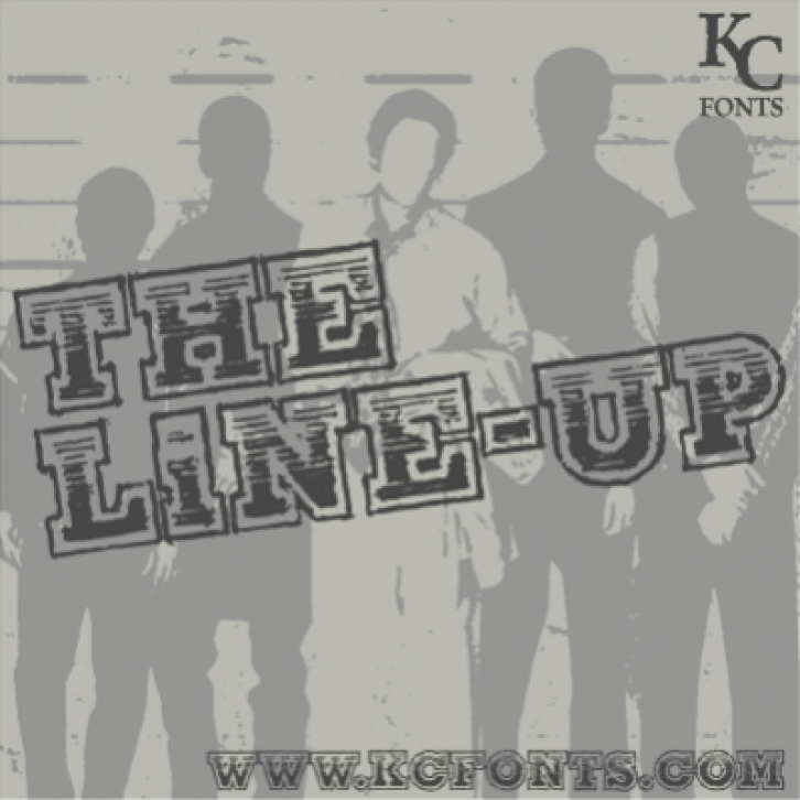 The Line-Up Font Download