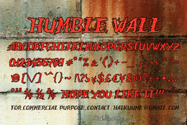 Humble Wall Font Download