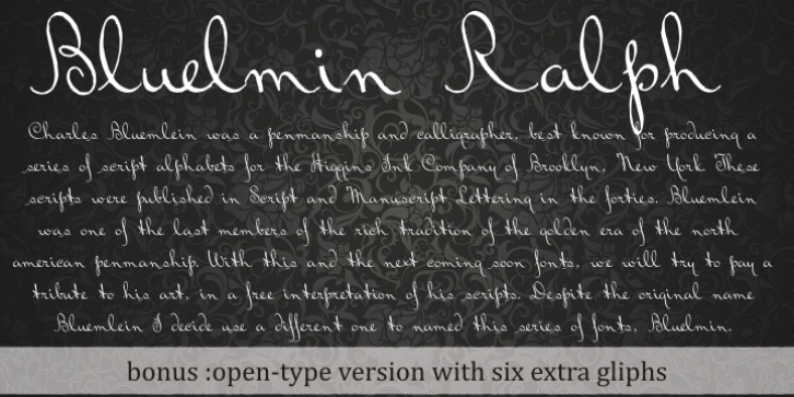 Bluelmin Ralph Font Download