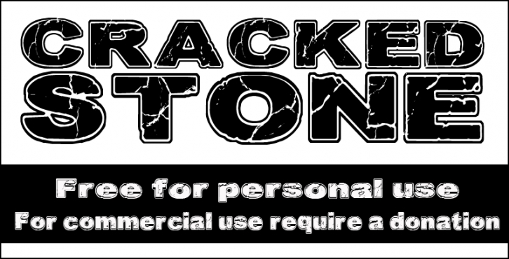 CF Cracked Stone Font Download