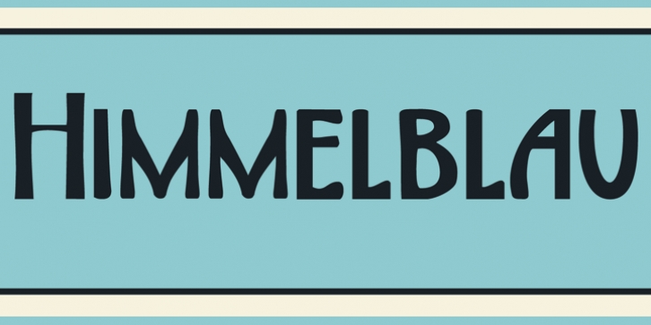 DK Himmelblau Font Download