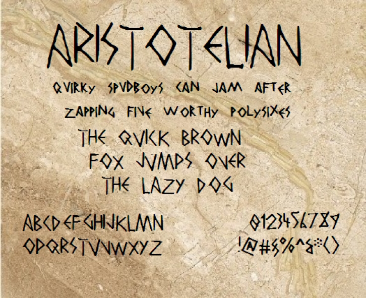 AristotelianNBP Font Download