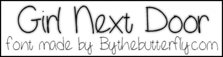 GirlNextDoor Font Download