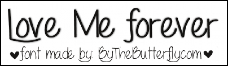 LoveMeForever Font Download