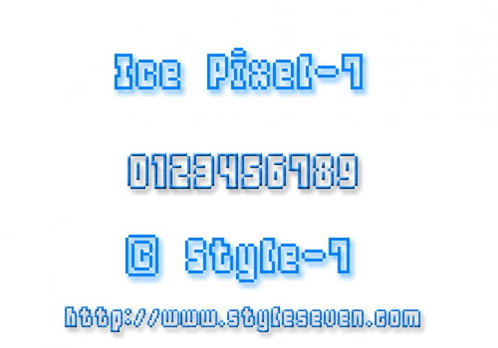 Ice Pixel7 Font Download