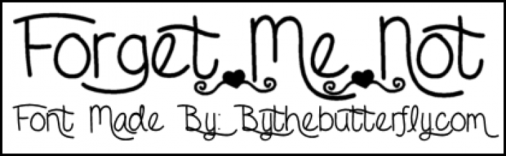 ForgetMeN Font Download