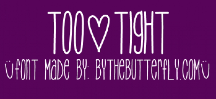 TooTigh Font Download