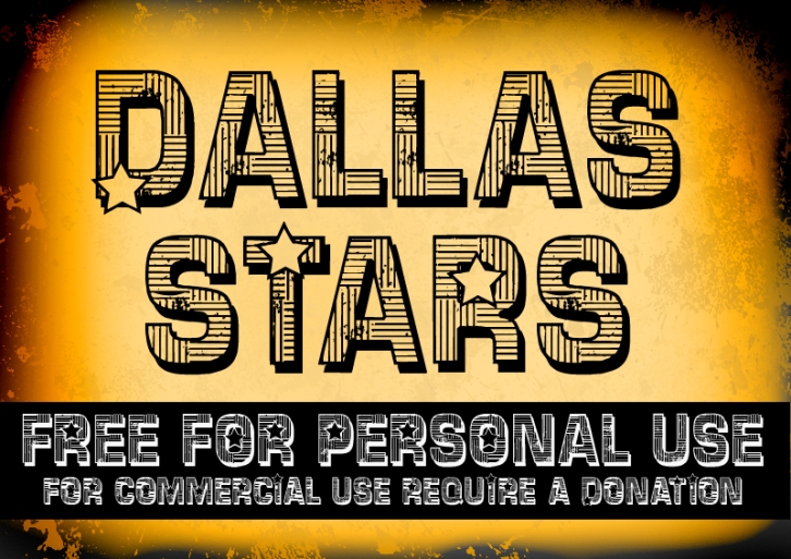 CF Dallas Stars Font Download