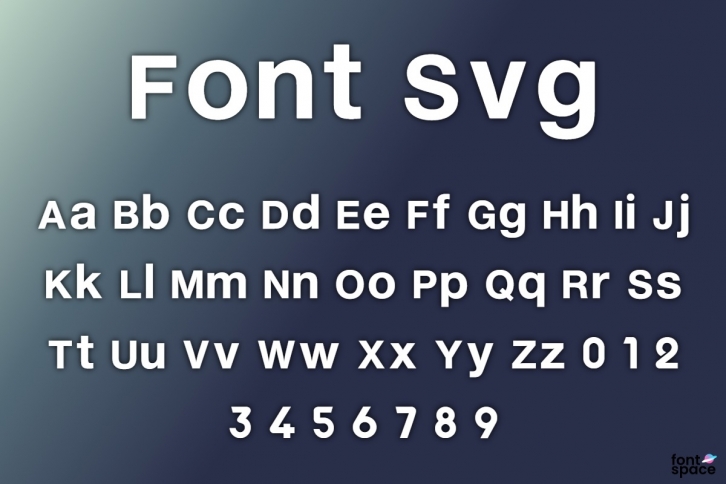 Font Svg Font Download