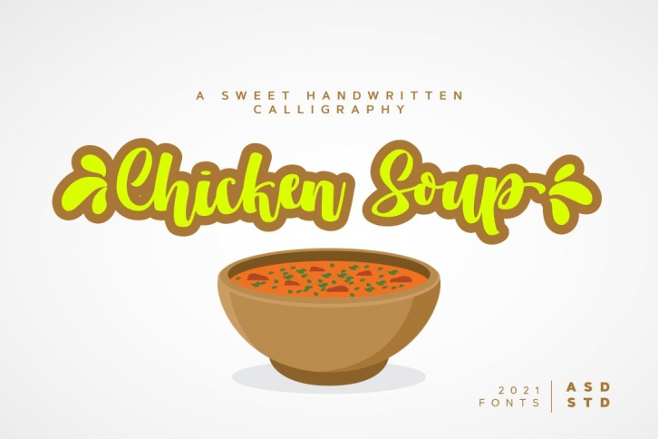 Chicken Soup - A Beauty Calligraphy Font Download