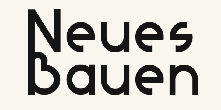 Neues Baue Font Download