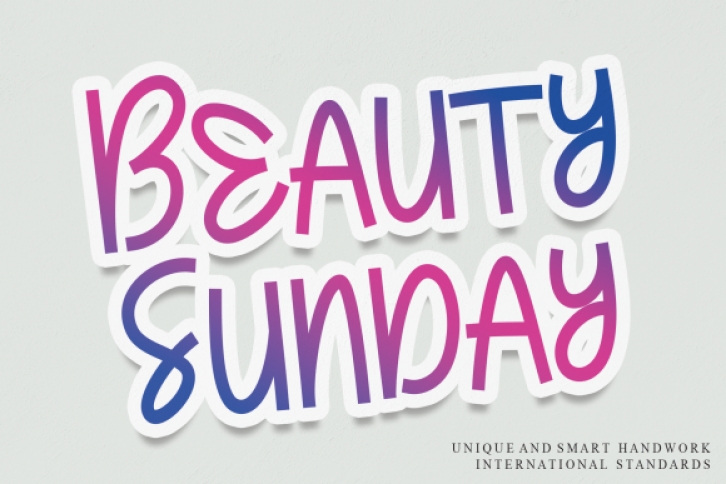 Beauty Sunday Font Download
