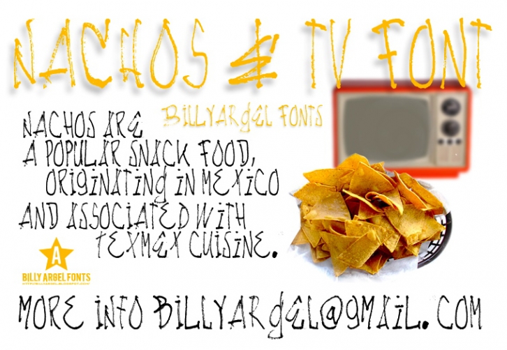 NACHOS & TV Font Download