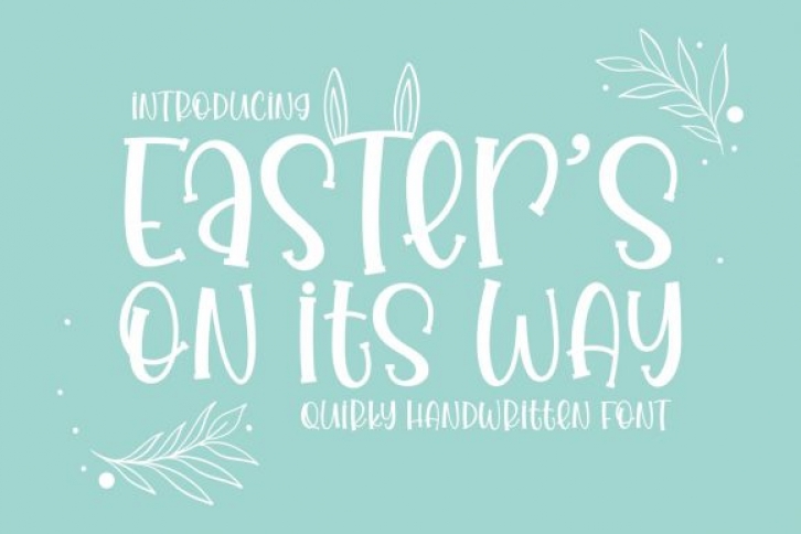 Easter’s on Its Way Font Download