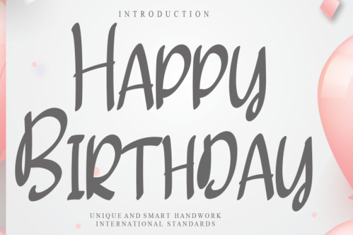 Happy Birthday Font Download