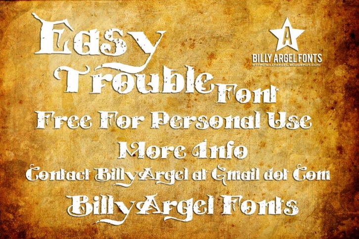 EASY TROUBLE Font Download