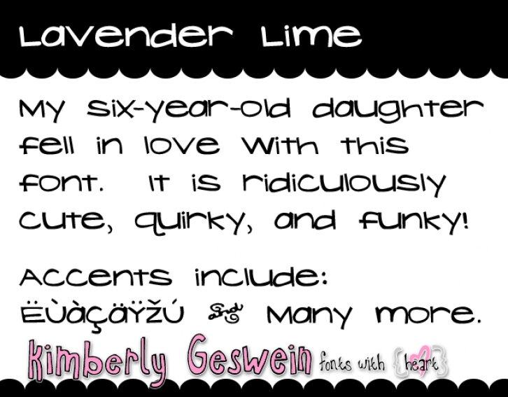 Lavender Lime Font Download