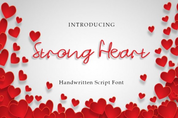 Strong Heart Font Download