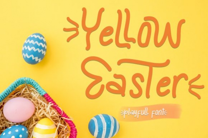 Yellow Easter Font Download