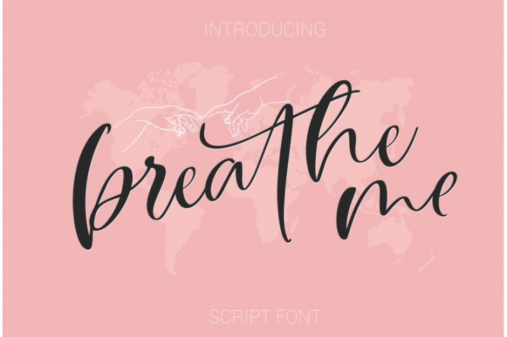 Breathe Me Script font Font Download