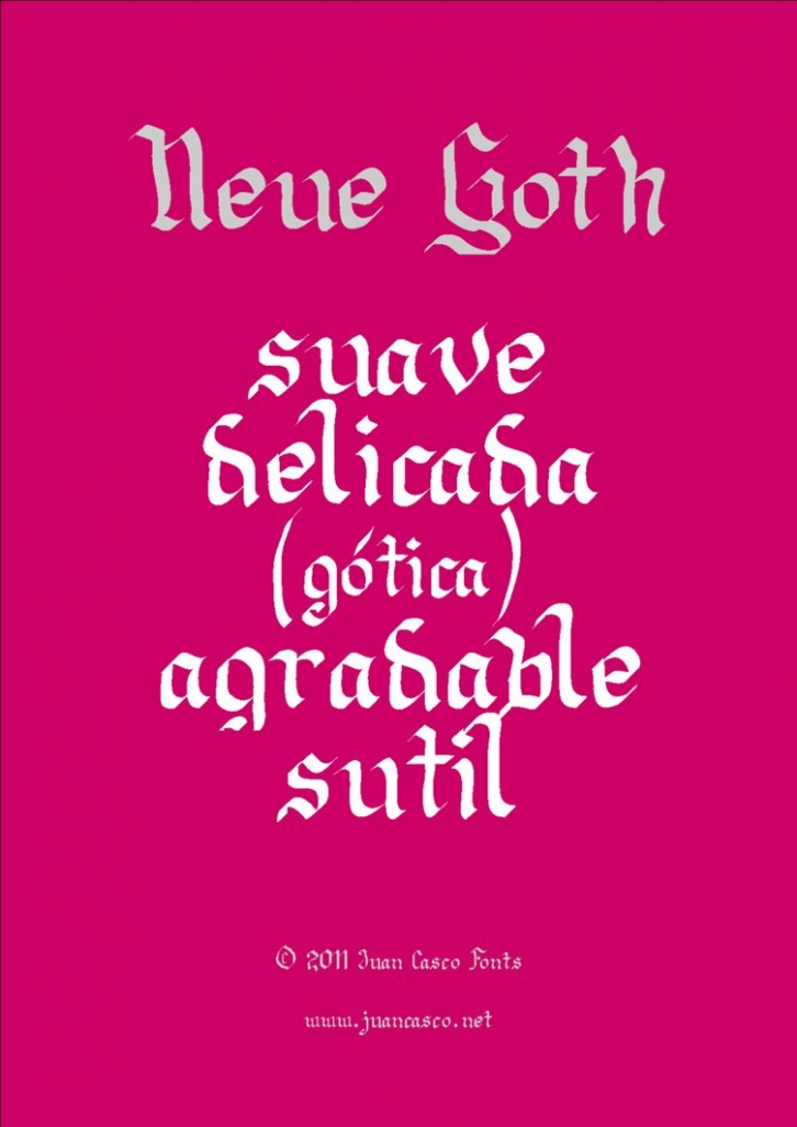 Neue Goth Font Download