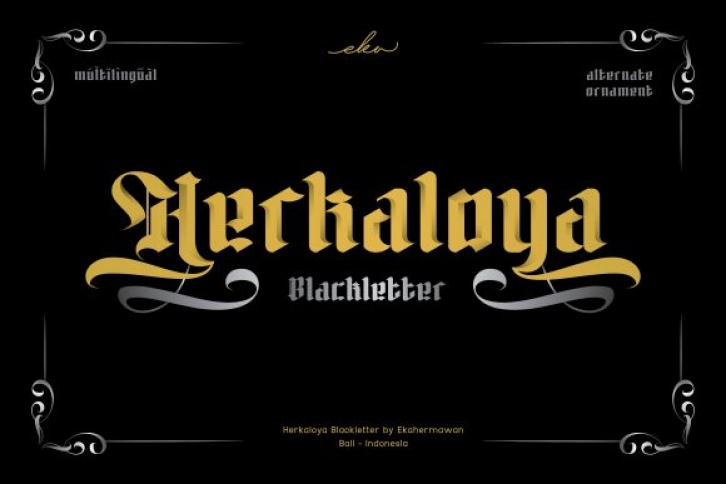 Herkaloya Font Download