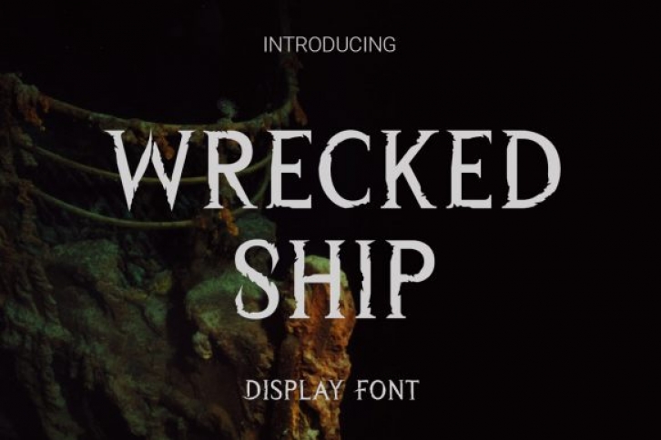 Wrecked Ship Font Download