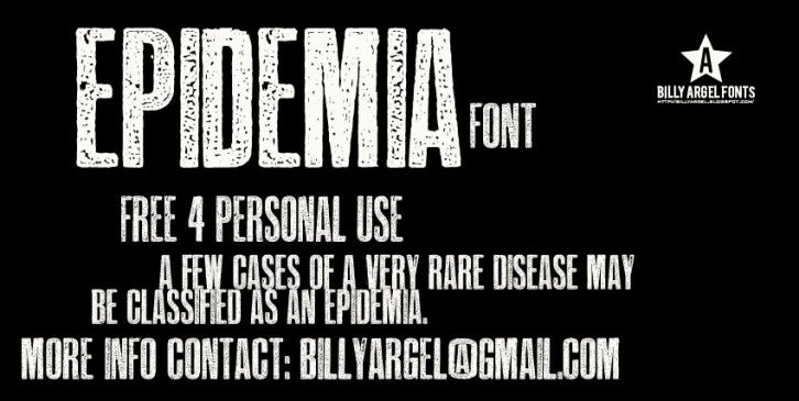 EPIDEMIA Font Download