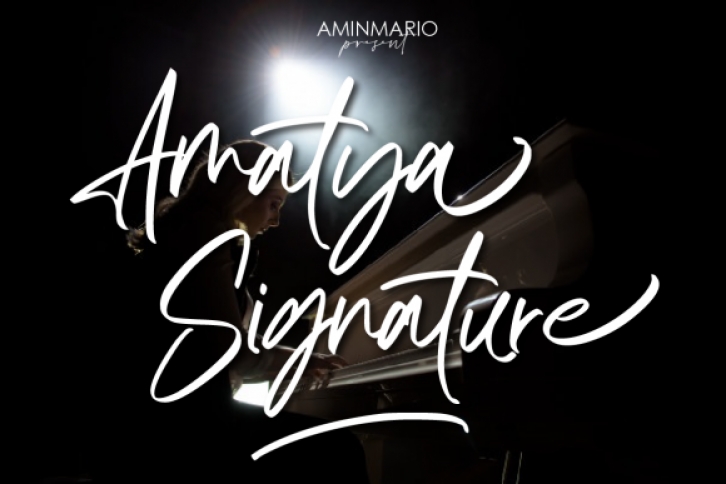 Amatya Signature Font Download