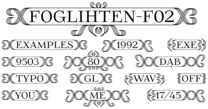 FoglihtenFr02 Font Download