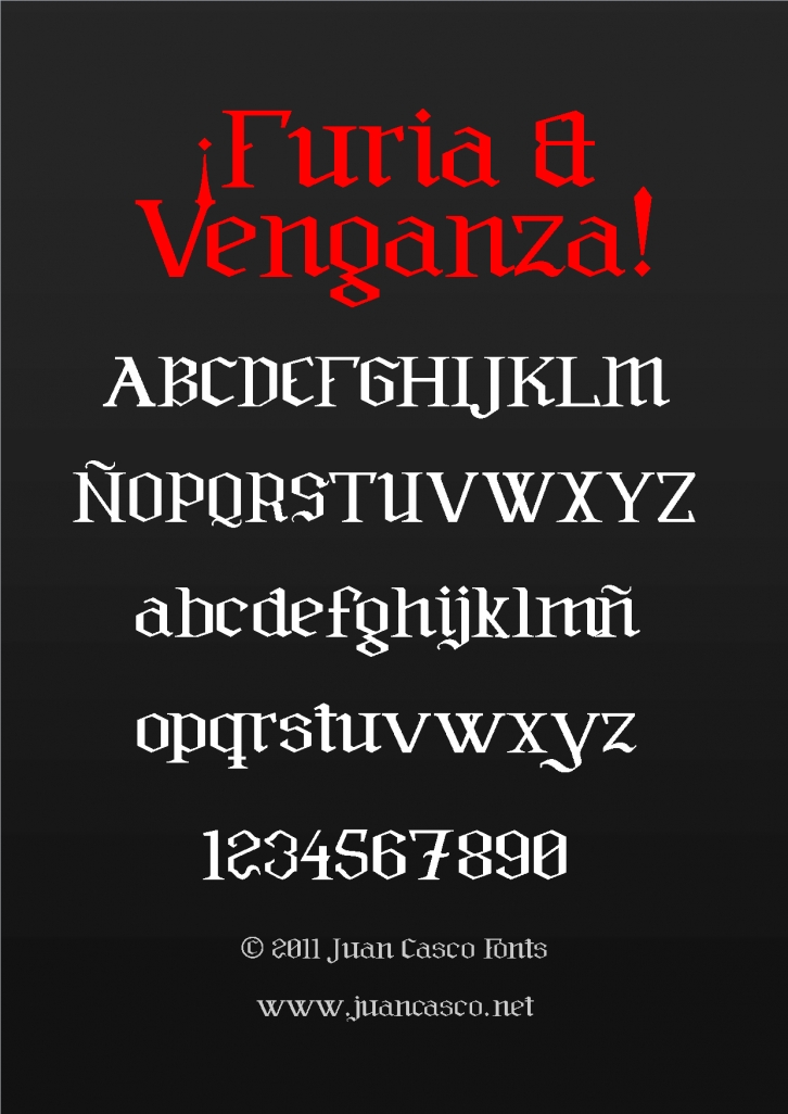 Furia & Venganza Font Download