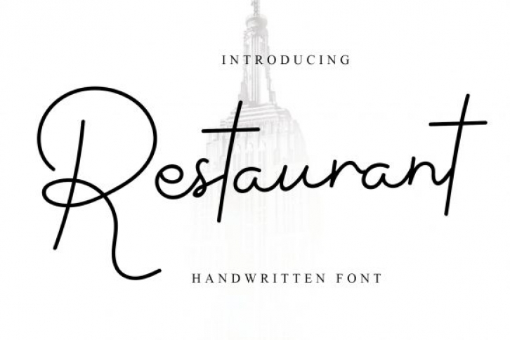 Restaurant Font Download