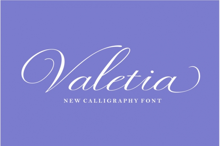 Valetia Script Font Download