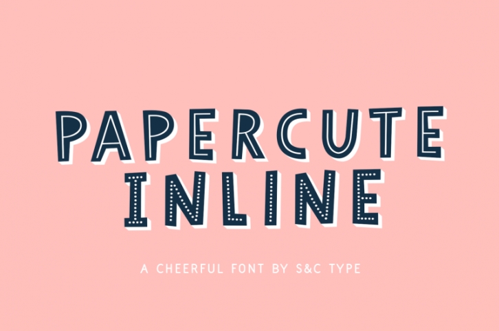 Papercute Inline Font Pack Font Download