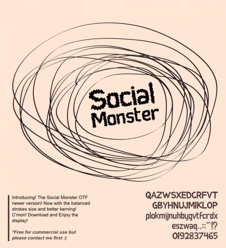 Social Monster Font Download