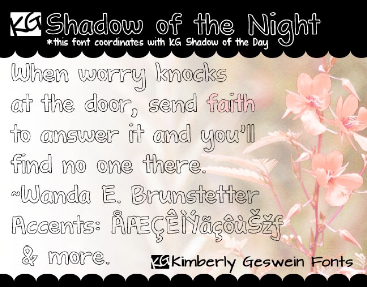 KG Shadow of the Nigh Font Download